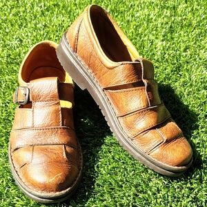 Josef Seibel Brown Leather Slip-Ons